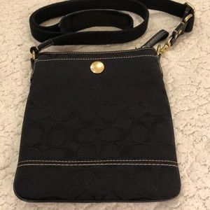 Coach black crossbody bag